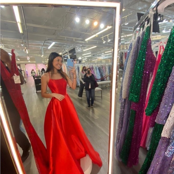 Red Prom Dress - Picture 1 of 5